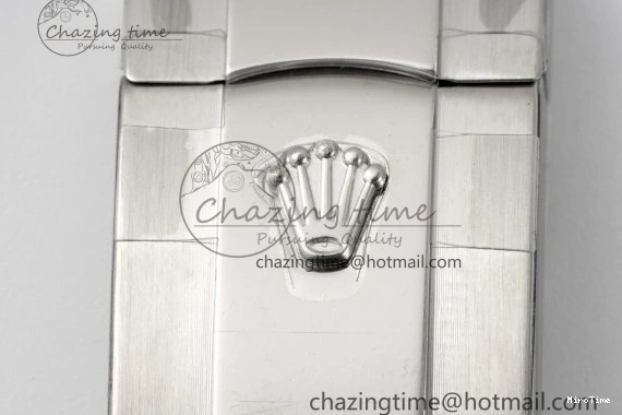 MiroTime 0415 TopPick DateJust 41 SS JDF 904L Steel Blue Textured Dial on Jubilee Bracelet VR3235 V 2235